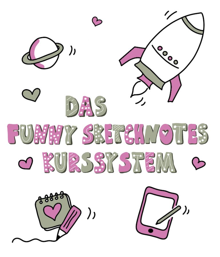 Das Funny Sketchnotes Kurssystem