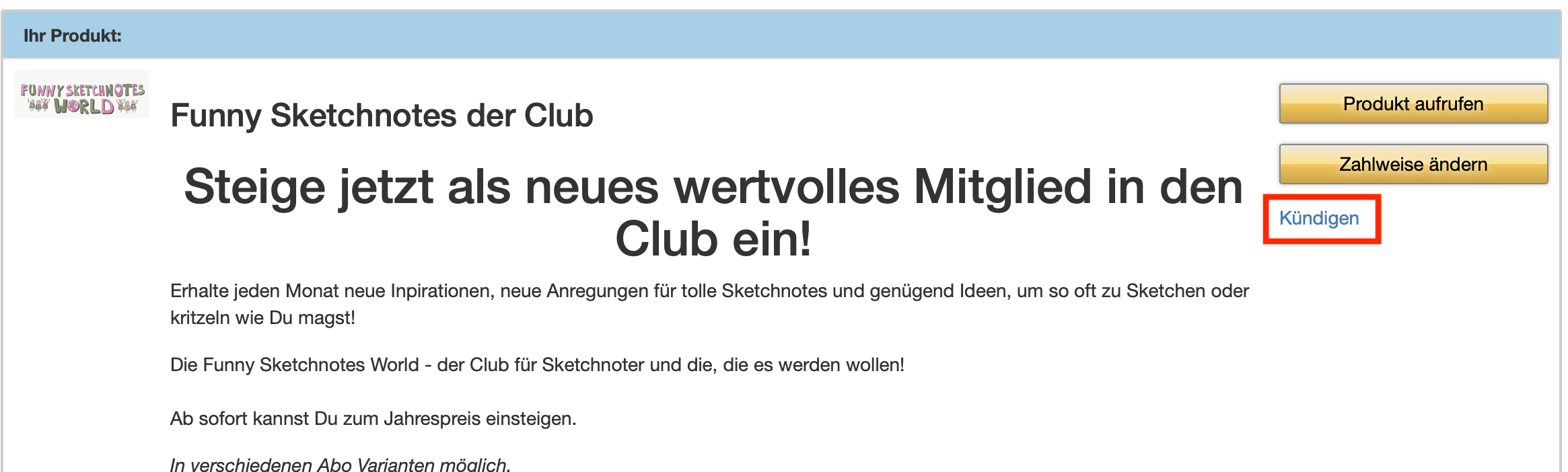 Kündigung Digistore