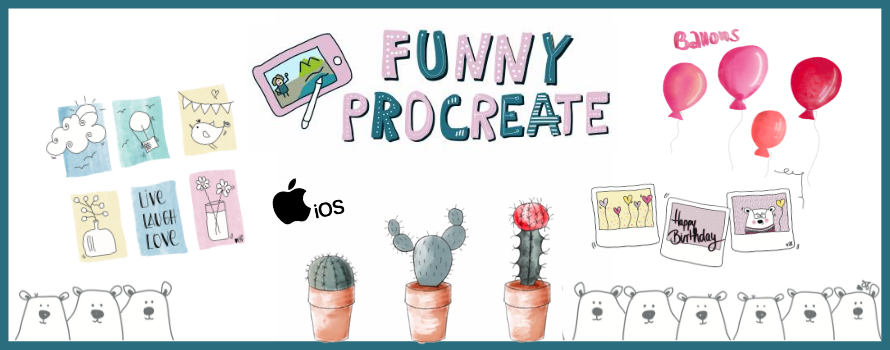 PROCREATE_Titelbild Funny Flipchart - Logo
